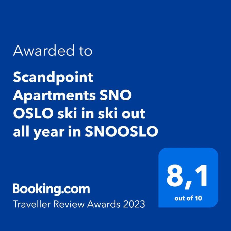 Scandpoint Apartments Oslo Ski In Ski Out All Year In Snooslo With Free Parking Bagian luar foto